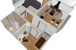 Dachgeschoßwohnung Lingen (Ems) - 2.5 Zimmer, 65 m&sup2;, 550&euro; | Angebot:26349348