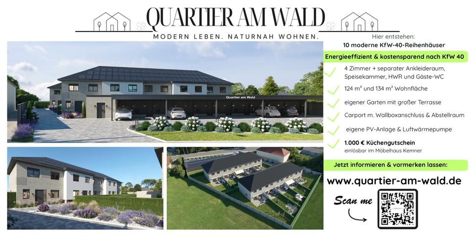 Reihenhaus Geestland Bad Bederkesa - 4 Zimmer, 124 m&sup2;, 1.370&euro; | Angebot:26451268