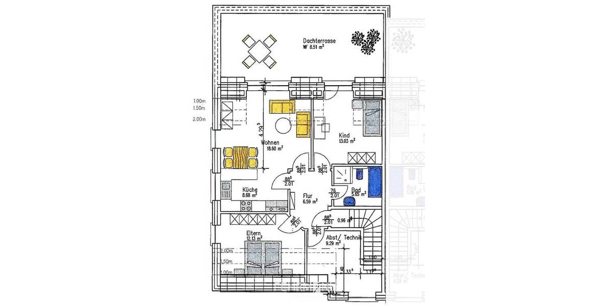 Etagenwohnung Meppen Kuhweide - 3 Zimmer, 82 m&sup2;, 820&euro; | Angebot:26740490