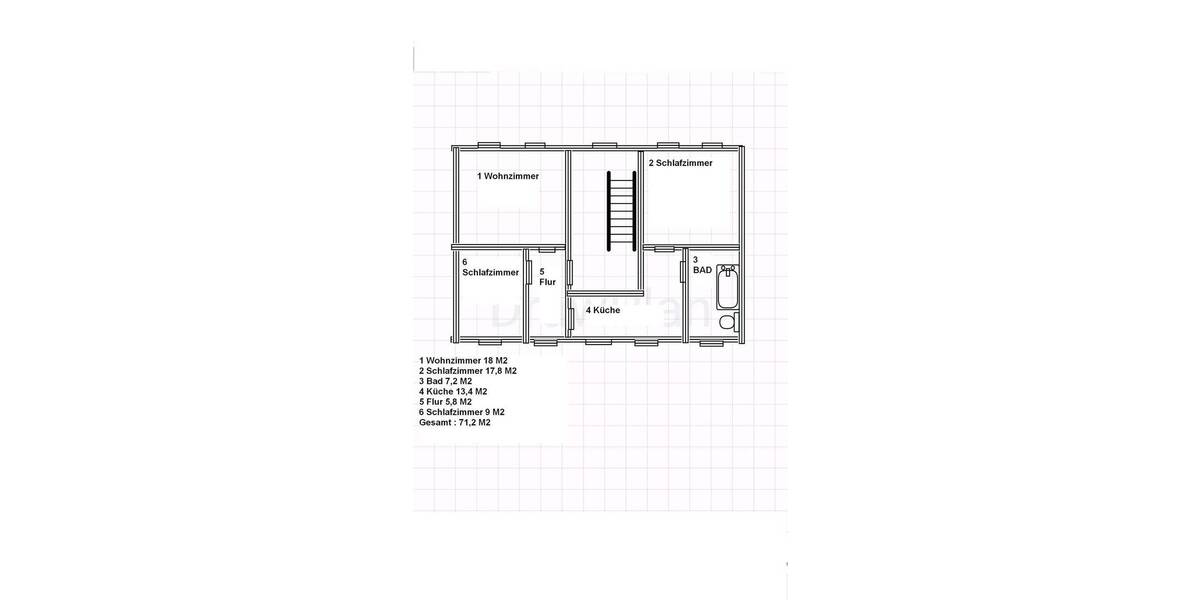 Etagenwohnung Ellrich - 3 Zimmer, 71 m&sup2;, 315&euro; | Angebot:25697830