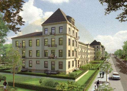 Etagenwohnung Dresden Albertstadt - 2 Zimmer, 56 m&sup2;, 610&euro; | Angebot:27281710