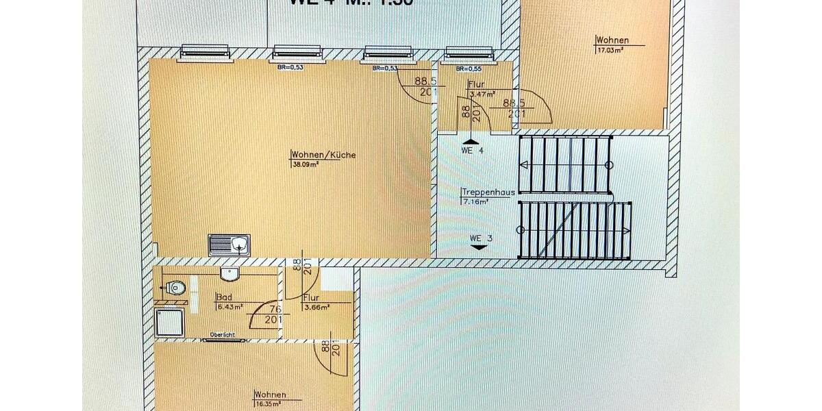 Etagenwohnung Parchim - 1 Zimmer, 85 m&sup2;, 980&euro; | Angebot:26618182