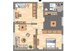Etagenwohnung Duisburg Duisburg-Mitte - 3 Zimmer, 75 m&sup2;, 609&euro; | Angebot:26652159