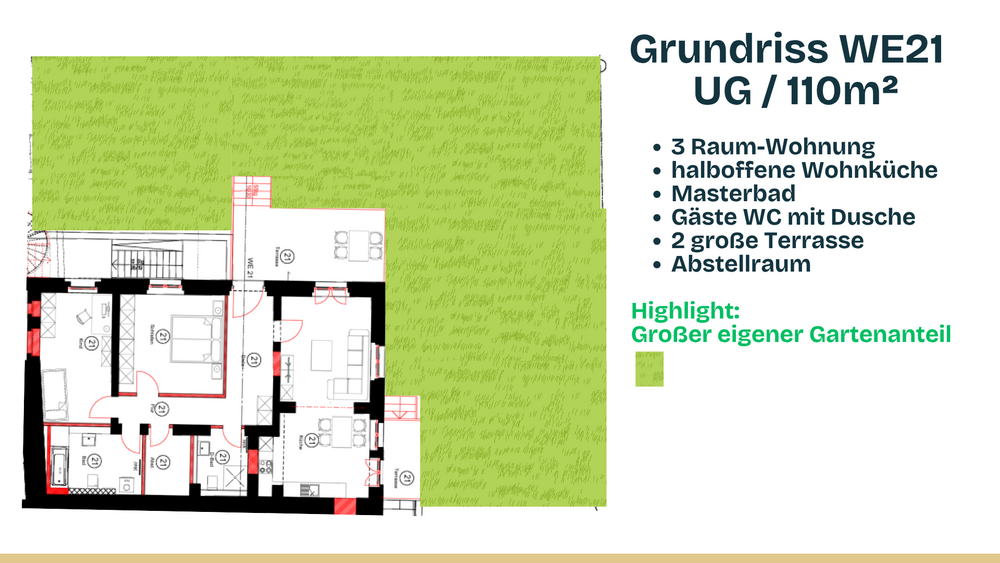 Etagenwohnung Crimmitschau - 3 Zimmer, 110 m&sup2;, 1.045&euro; | Angebot:26997482