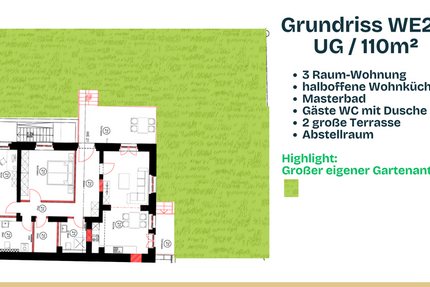 Wohnung Crimmitschau - 3 Zimmer, 110 m&sup2;, 1.045&euro; | Angebot:26997482