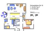 Ideal für kleine Familien! 3,5 Raum in Erle zimmer