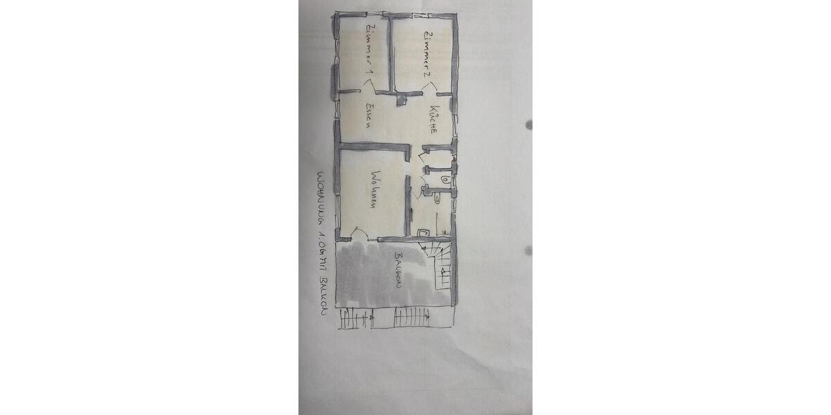 Dachgeschoßwohnung Muggensturm - 3 Zimmer, 70 m&sup2;, 1.100&euro; | Angebot:26075561