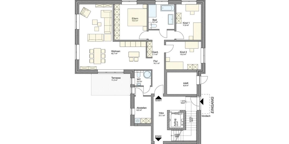 Traumhafte 4-Zimmer Wohnung *ERSTBEZUG* - in WennebostelWedemark 4 zimmer