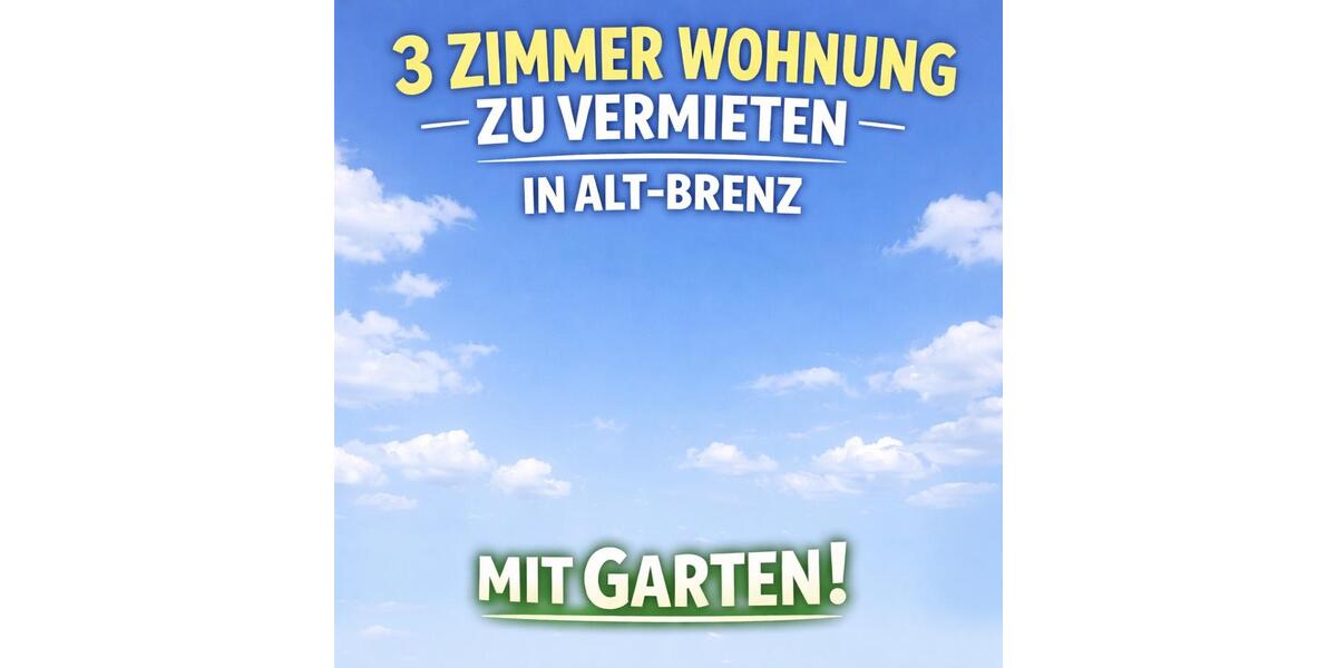 Erdgeschoßwohnung Neustadt-Glewe Glewe - 3 Zimmer, 85 m&sup2;, 350&euro; | Angebot:24818141