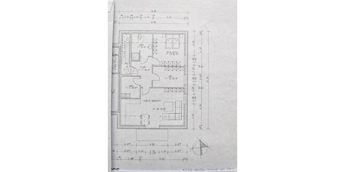 Dachgeschoßwohnung Wittmund - 3 Zimmer, 77 m&sup2;, 920&euro; | Angebot:25392854