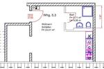 Dachgeschoßwohnung Berlin Treptow-Köpenick - 1.5 Zimmer, 32 m&sup2;, 460&euro; | Angebot:26321513