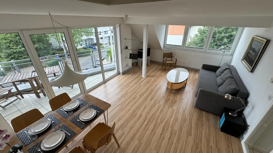 Maisonettenwohnung Wiesbaden Mainz-Amöneburg - 2 Zimmer, 75 m&sup2;, 1.500&euro; | Angebot:26442081