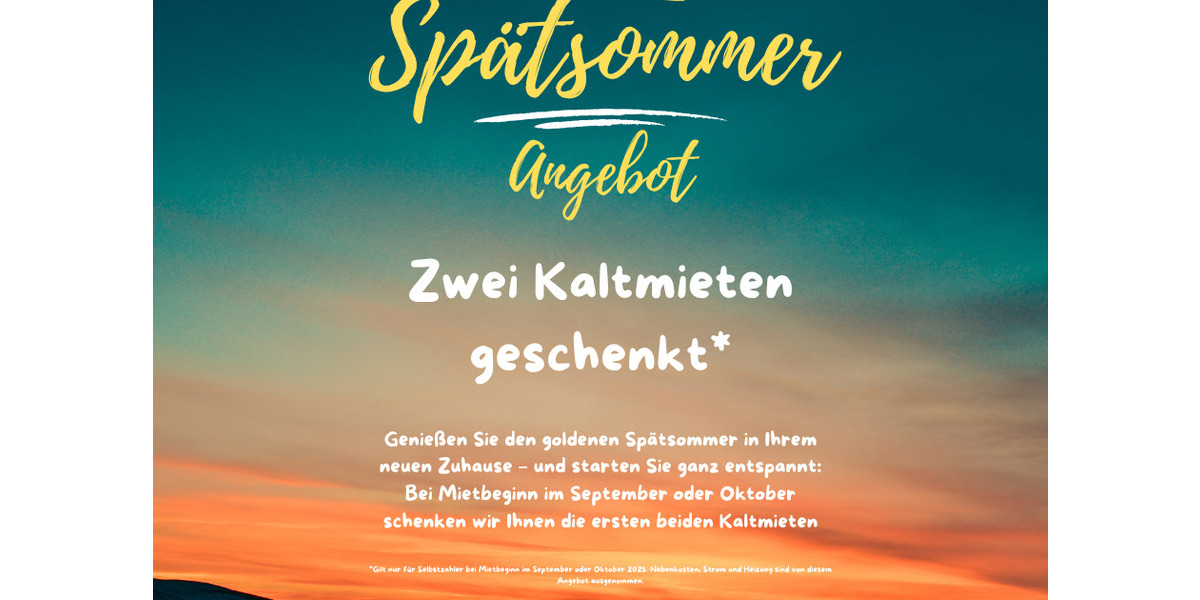 Drei Zimmer Wohnung mit Balkon - Jetzt Spätsommer Angebot nutzen! 3 zimmer