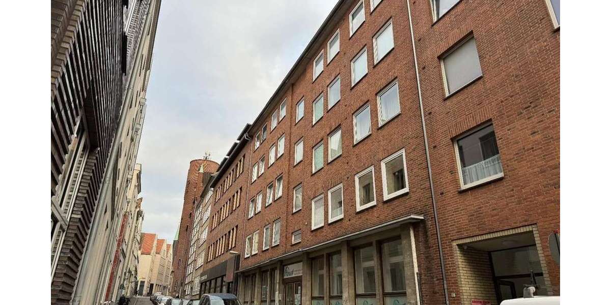 Etagenwohnung Lübeck Innenstadt - 2 Zimmer, 62 m&sup2;, 960&euro; | Angebot:26100245