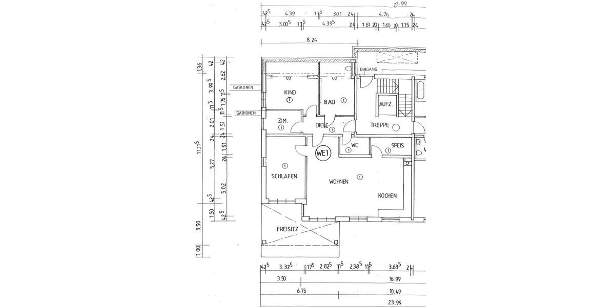 Panorama Wohnen Beilngries: Hochwertige 3,5 Zimmer-Whg. mit EBK, Aufzug u. 2 TG-Stellplätzen (Ref. 0001586) 3 zimmer