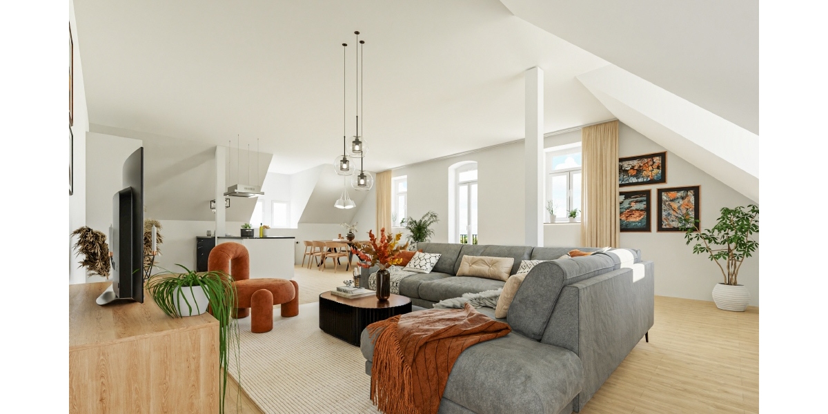 ERSTBEZUG NACH SANIERUNG – BALKON– GRANDIOSER BLICK – GÄSTE-WC – ANKLEIDE - Dachgeschoßwohnung Stolpen Stolpen | Angebot:26067678