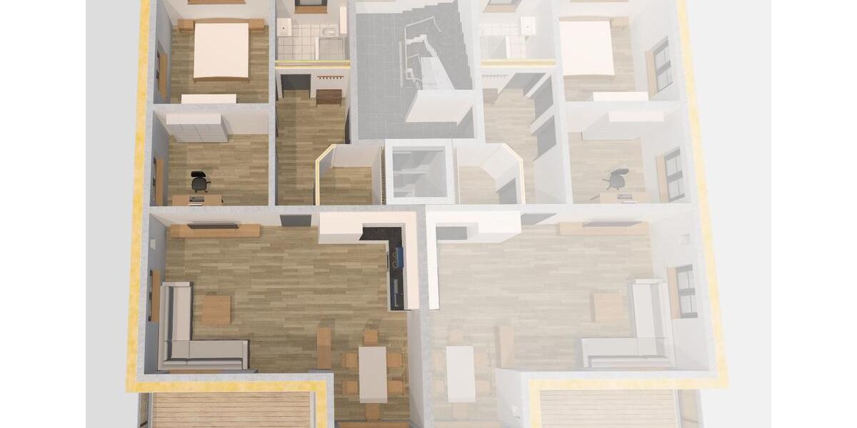 Etagenwohnung Aham - 3 Zimmer, 78 m&sup2;, 950&euro; | Angebot:24842933