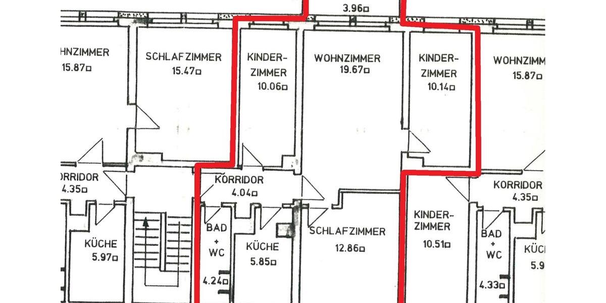 Etagenwohnung Kamenz - 4 Zimmer, 69 m&sup2;, 480&euro; | Angebot:25721643