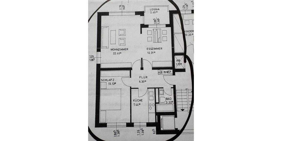 Etagenwohnung Hannover Linden-Limmer - 2 Zimmer, 78 m&sup2;, 800&euro; | Angebot:26442190