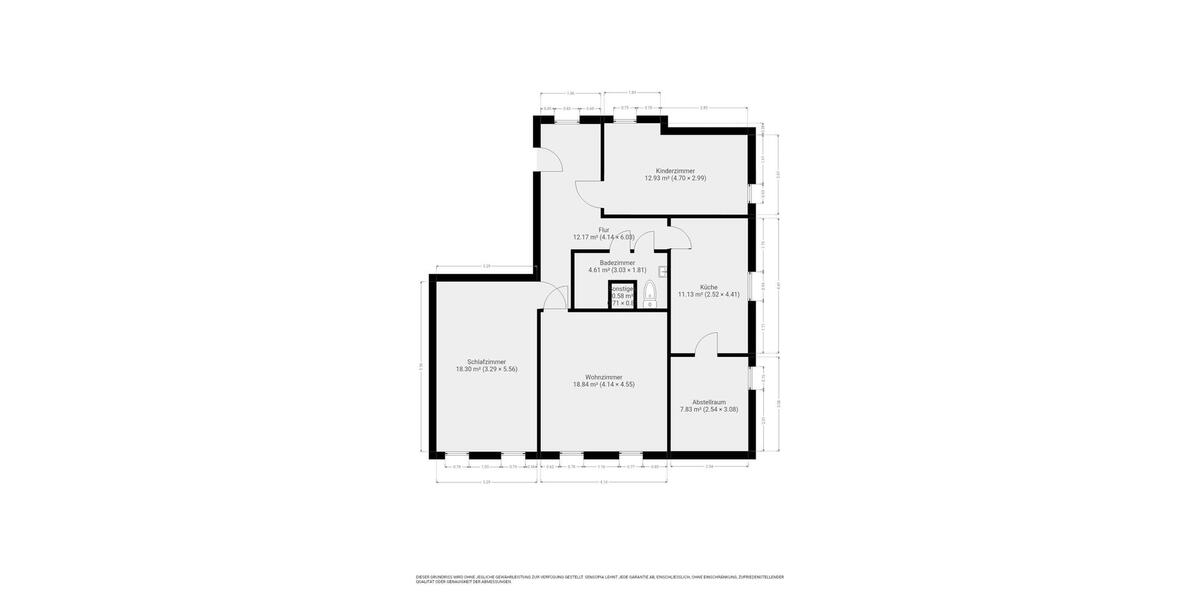 Dachgeschoßwohnung Herzberg am Harz - 3 Zimmer, 82 m&sup2;, 530&euro; | Angebot:26233964