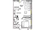 Erdgeschoßwohnung Haselünne - 1 Zimmer, 55 m&sup2;, 595&euro; | Angebot:26548063