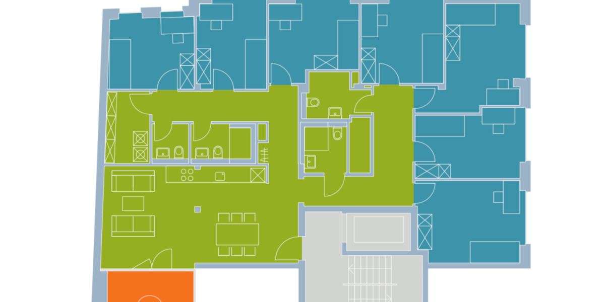 Wohnen auf Zeit Nürnberg Gaismannshof - 15.5 Zimmer, 172 m&sup2;, 519&euro; | Angebot:25333020