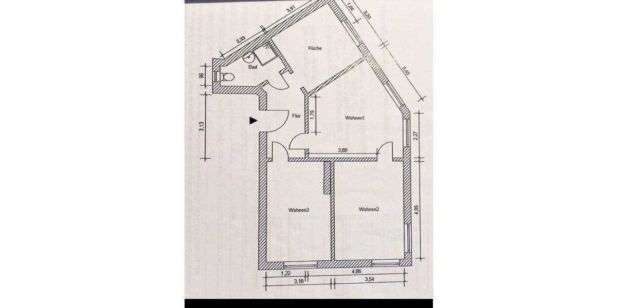 Hochparterre Halle (Saale) Dölau - 3 Zimmer, 71 m&sup2;, 740&euro; | Angebot:26691764