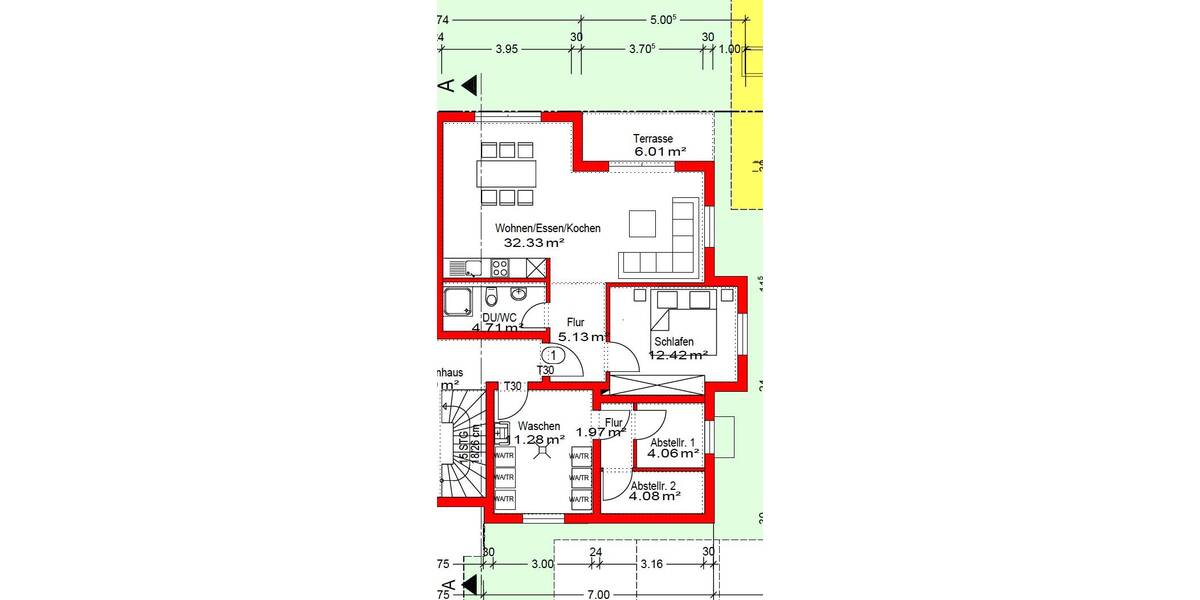 Etagenwohnung Boxberg Kupprichhausen - 2 Zimmer, 56 m&sup2;, 580&euro; | Angebot:26092807