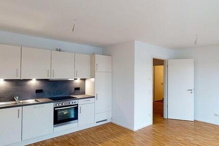 Große Dachgeschosswohnung mit Einbauküche zimmer