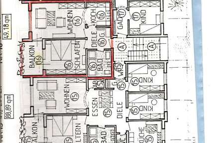 Wohnung Neumarkt i.d. Opf. Weinberg - 2 Zimmer, 49 m&sup2;, 460&euro; | Angebot:27033108