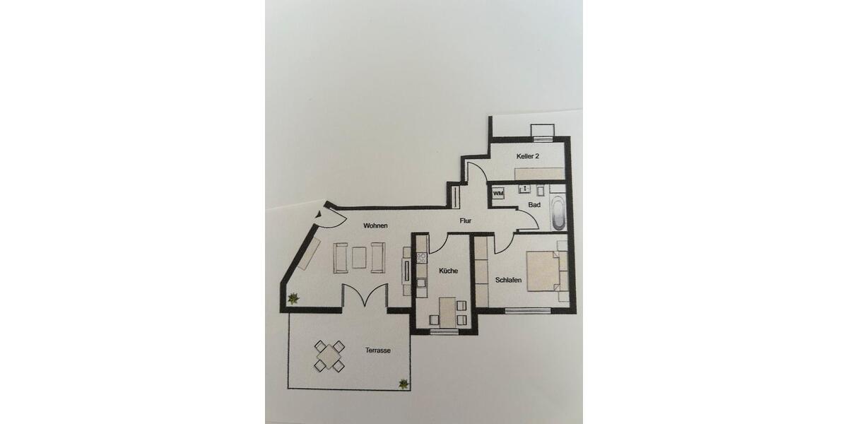 Etagenwohnung Waldbröl - 2 Zimmer, 75 m&sup2;, 490&euro; | Angebot:25100438