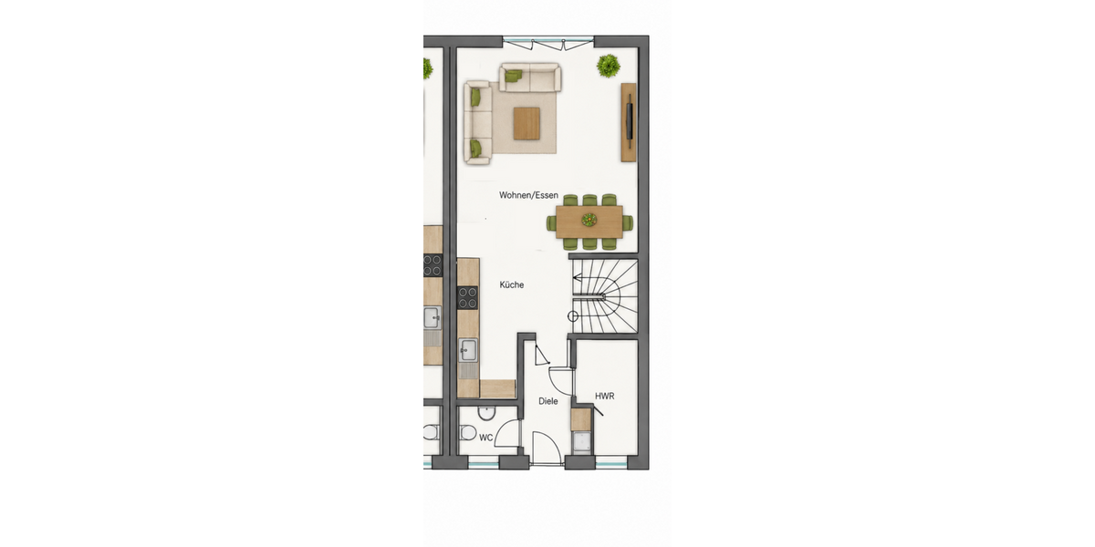 **STILVOLL WOHNEN AUF HISTORISCHEM HOF: MODERNES REIHENHAUS IN DIREKTER OKERNÄHE** - Reihenendhaus Braunschweig Heidberg-Melverode | Angebot:27242818