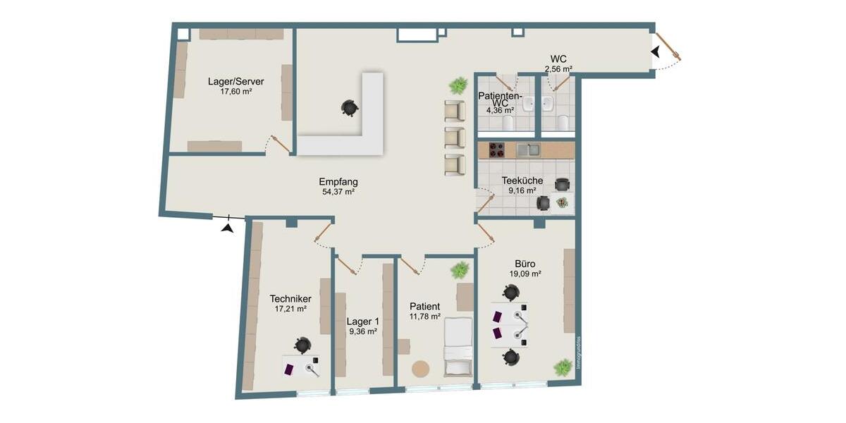 Gewerbeobjekt Freiburg im Breisgau Betzenhausen - 2.700&euro; | Angebot:23093411