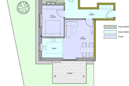Wohnung Niederviehbach - 2 Zimmer, 70 m&sup2;, 845&euro; | Angebot:26024615
