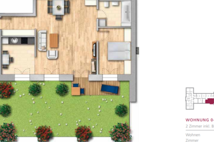 Wohnung zum Mieten in Berlin 848 € 69.6 m² 2 zimmer