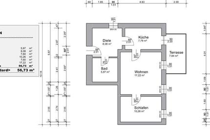 Wohnung Glauchau - 2 Zimmer, 55 m&sup2;, 450&euro; | Angebot:24615060
