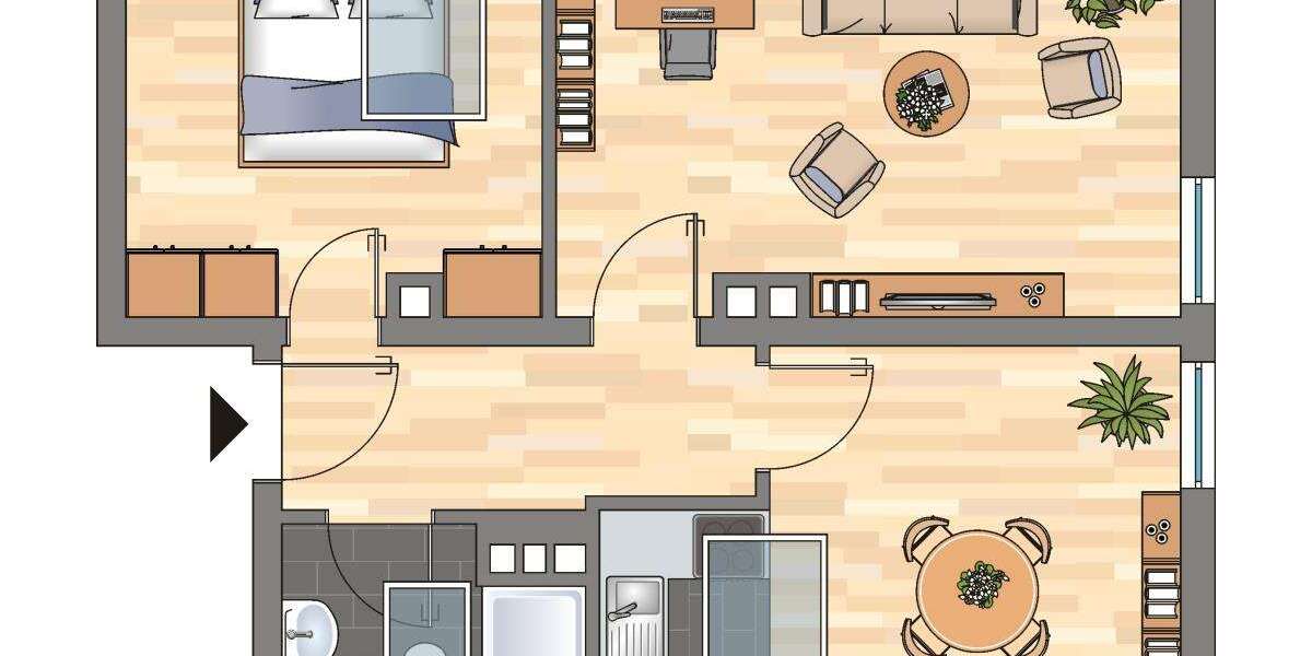 Etagenwohnung Wilhelmshaven Fedderwardergroden - 3 Zimmer, 60 m&sup2;, 409&euro; | Angebot:27286489