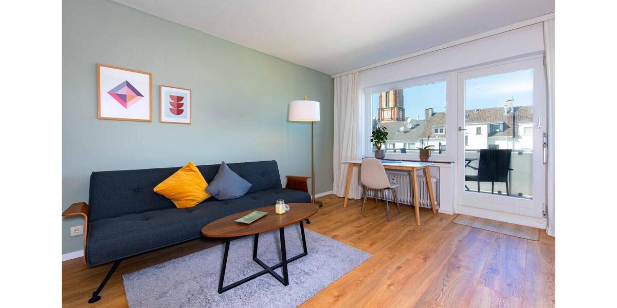 Modern+ Citynah - All-in-Apartment mit Sonnenbalkon 1 zimmer