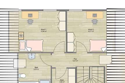 Wohnung Spenge - 4 Zimmer, 114 m&sup2;, 1.368&euro; | Angebot:26808110