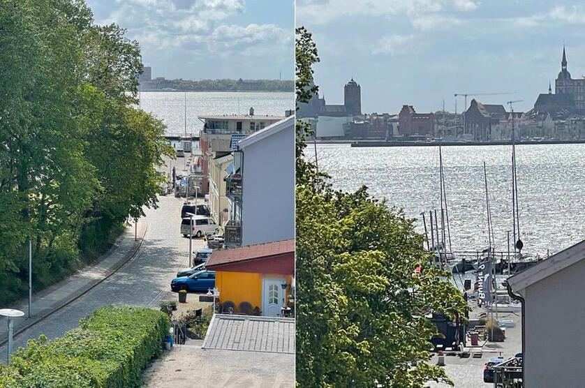 3 Zi. FeWo mit Seeblick u. der Skyline von Stralsund - Wohnen auf Zeit