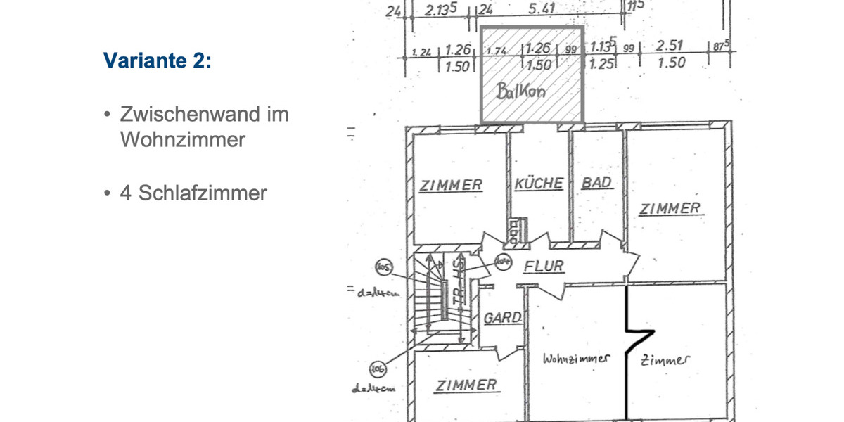 Etagenwohnung Nienburg (Weser) - 4 Zimmer, 107 m&sup2;, 990&euro; | Angebot:25864137