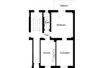 Pendlerfreundlich wohnen – 2,5 Raum mit bester ÖPNV-Anbindung zimmer