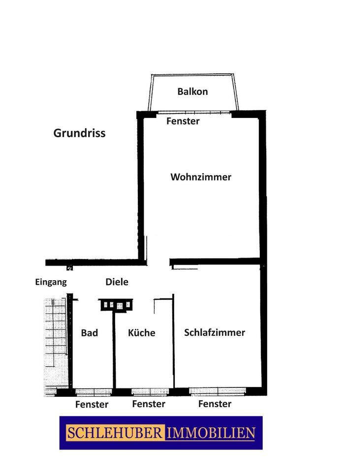 Uninähe. 2 -Zi.- Whg. mit Balkon und EBK. Prima Lage in Herrenhausen. zimmer