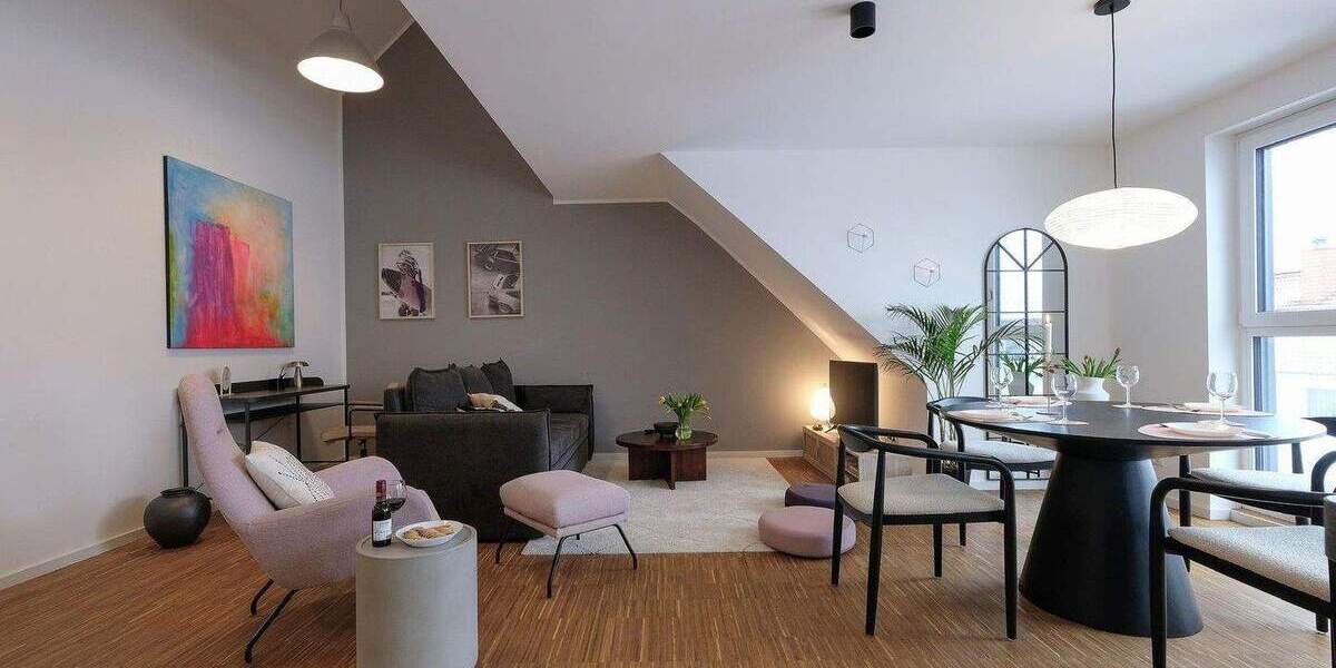 Neubau-gehobene 2-Zimmer Dachgeschosswohnung in Hainholz möbliert 2 zimmer