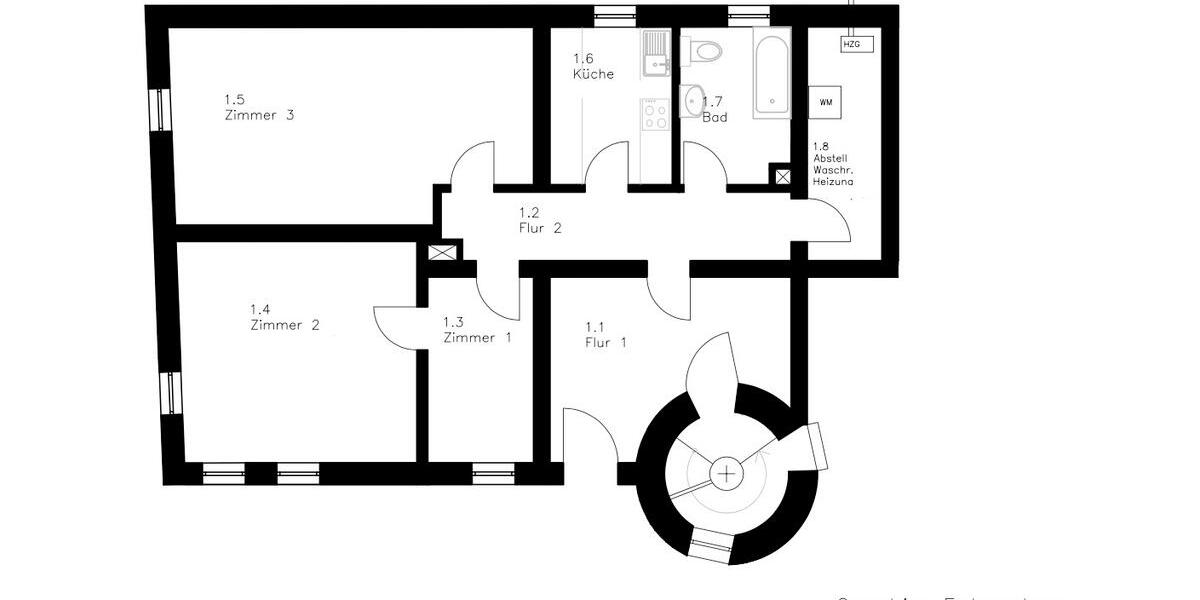 Erdgeschoßwohnung Neustadt an der Weinstraße Diedesfeld - 3 Zimmer, 82 m&sup2;, 800&euro; | Angebot:26613407