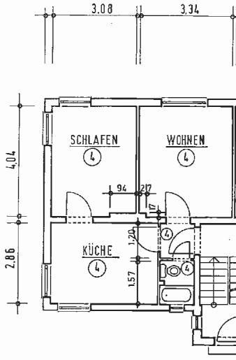 Etagenwohnung Wilhelmshaven - 2 Zimmer, 53 m&sup2;, 470&euro; | Angebot:26687662