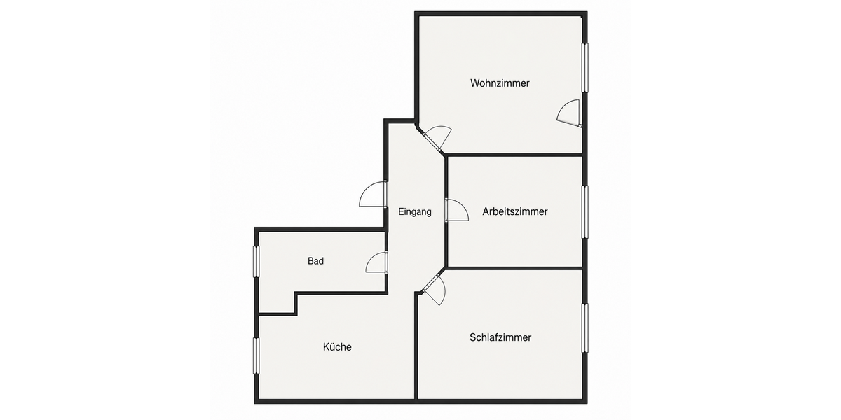 Altbaucharme in Kiel-Gaarden: helle 3-Zimmer-Wohnung mit 2 Balkonen – WG-geeignet - Etagenwohnung Kiel Gaarden-Ost | Angebot:27005110