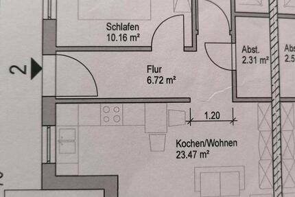 Wohnung Bad Soden-Salmünster Salmünster - 2 Zimmer, 52 m&sup2;, 620&euro; | Angebot:26032225