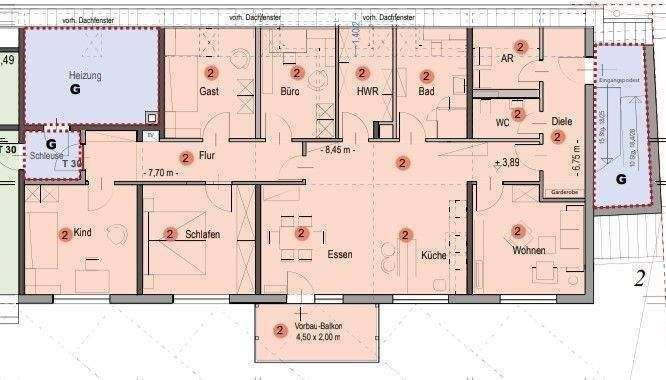 Etagenwohnung Vogtsburg im Kaiserstuhl Oberrotweil - 5 Zimmer, 157 m&sup2;, 1.390&euro; | Angebot:26154125
