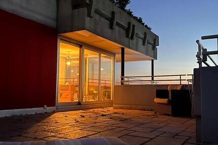Juwel Penthouse 60 qm Dach-Terrasse und Fensterfront 17. Stock